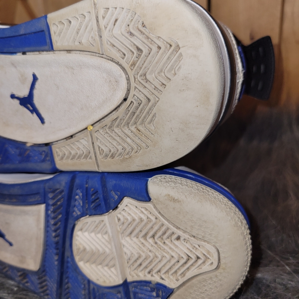 Jordan Kids Sneakers White Blue Black - Picture 14 of 14
